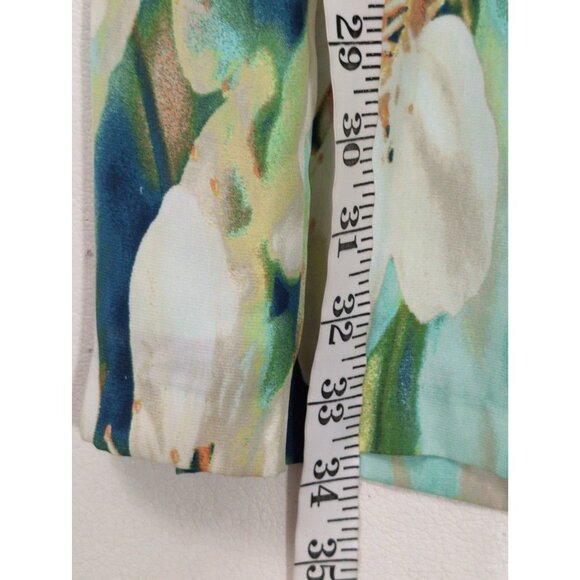 BB Dakota Dress Womens 6 Mint Floral Debralyn Sheath Mini Satin Special Occasion - Picture 14 of 15